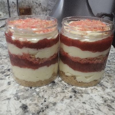 Strawberry Crunch Cheesecake Cups