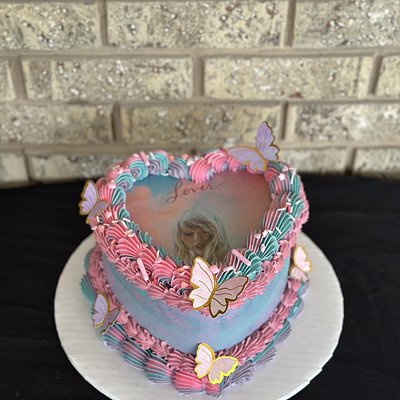 Custom Heart Cakes