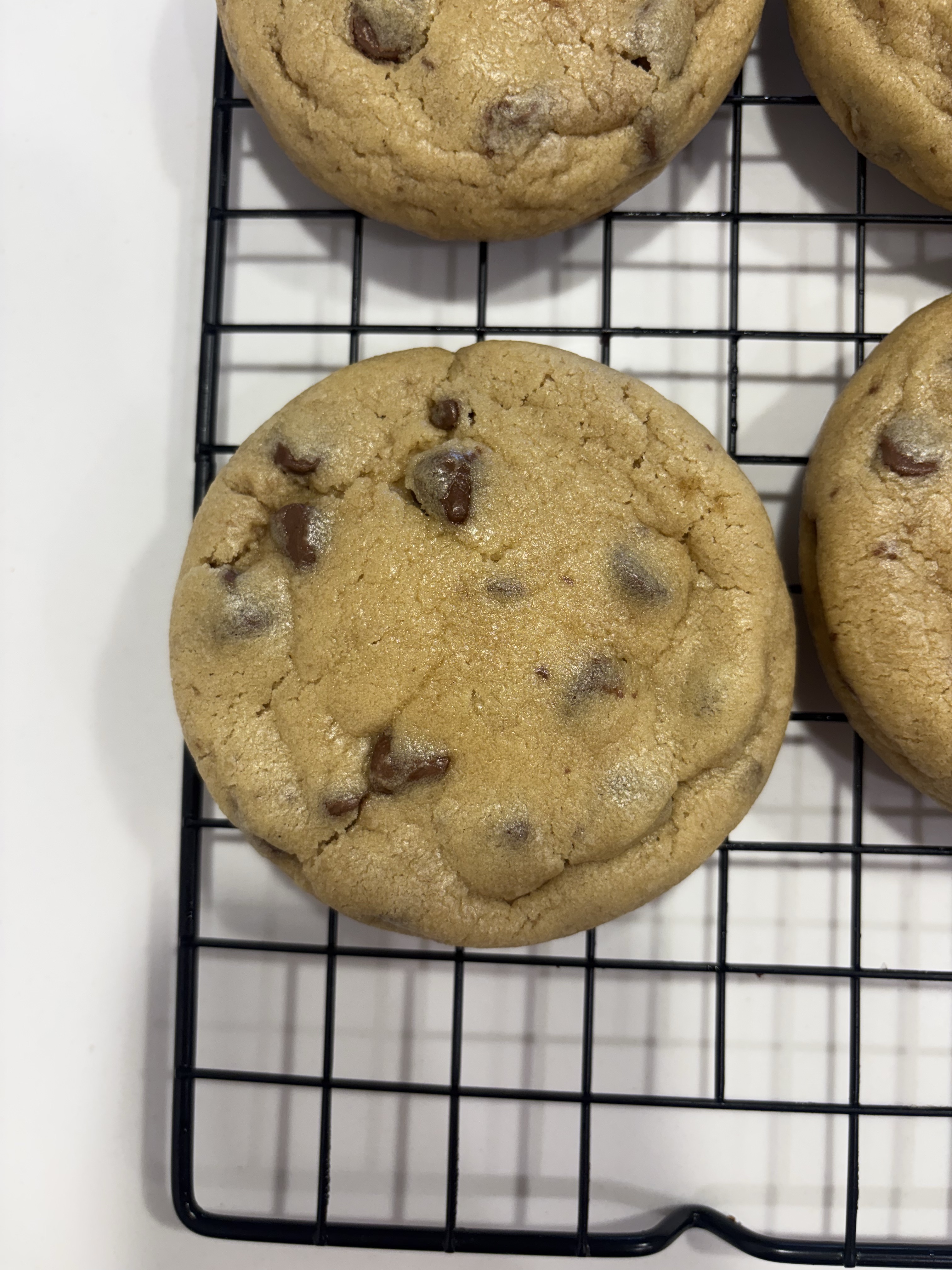Gooey Chocolate Chip Cookies 