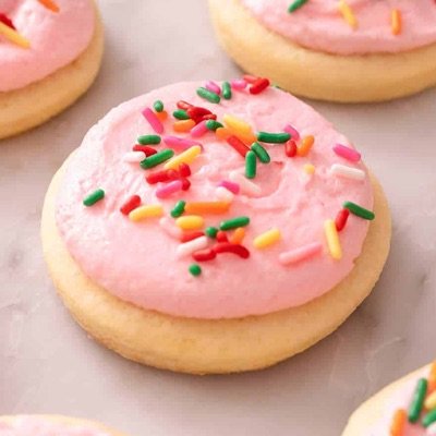 Shortbread Cookie With Buttercream 