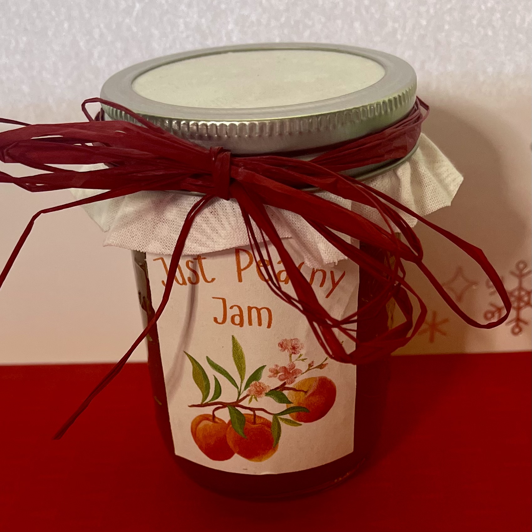 Just peachy jam