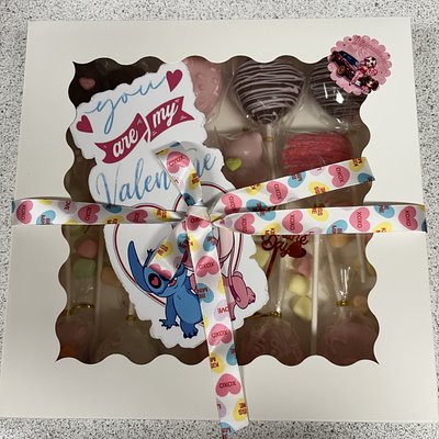 Valentines Bear & Heart Cake pops 