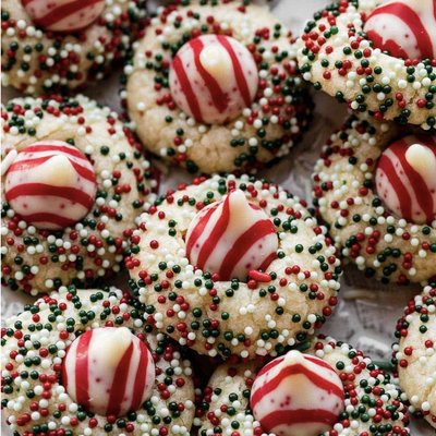 Hersheys Thumb Print Cookies