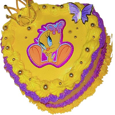 6" Heart Cake ( Serves 6/8 ) 