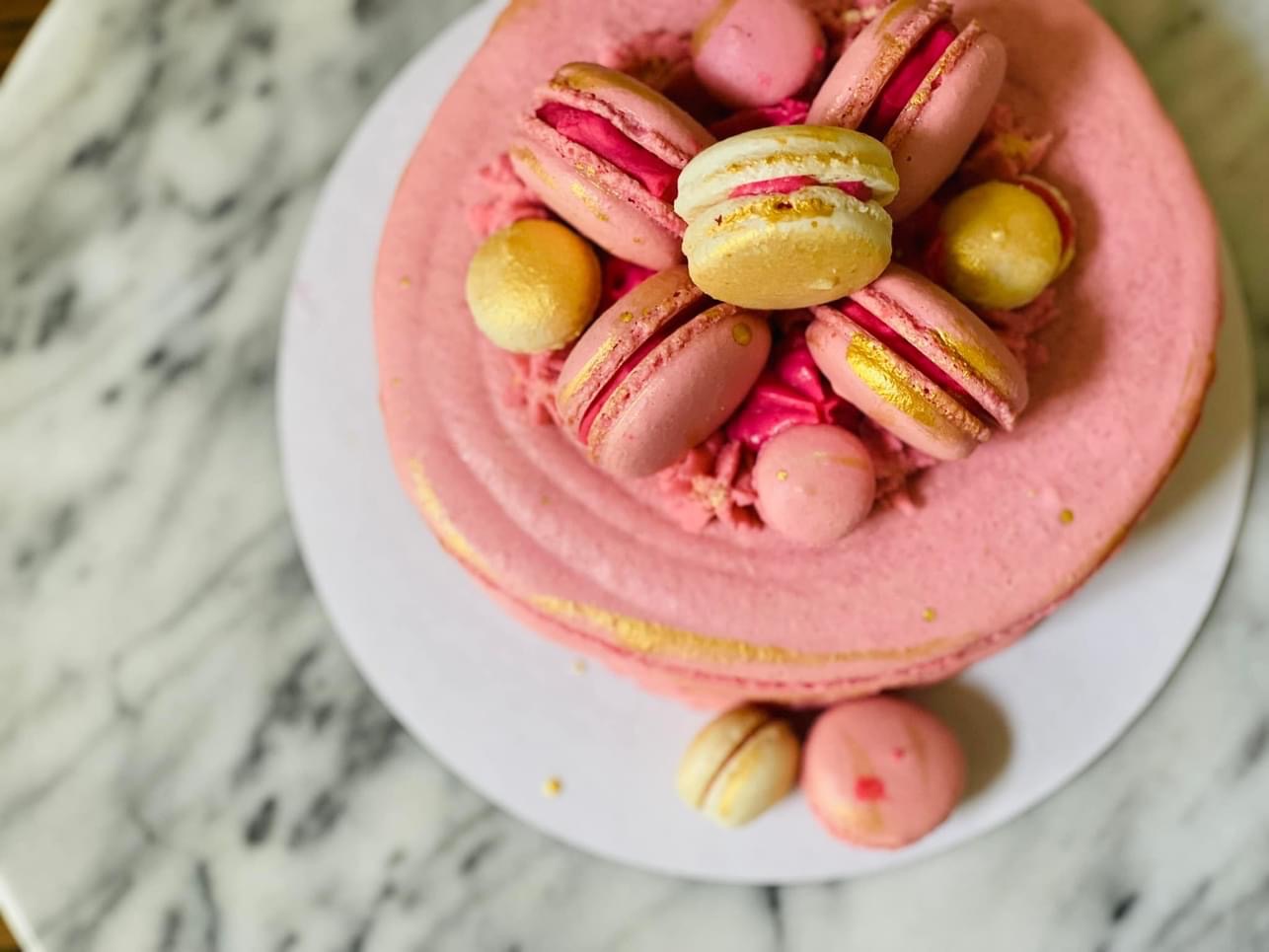 Macaron Cake