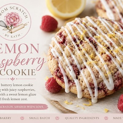 Lemon Raspberry Cookie