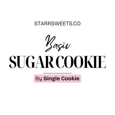Basic Sugar Cookies (Single Cookies)