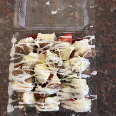 Cheesecake  Fruit Salad 