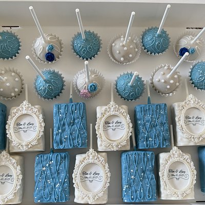 Chocolate Dipped Rice Krispies 