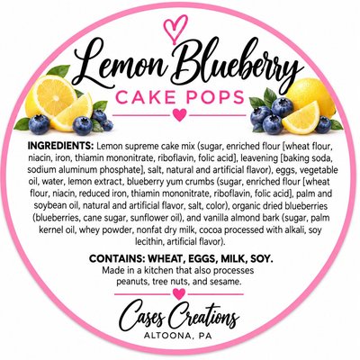 Lemon blueberry