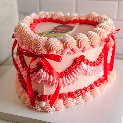 8” Heart (2 layer)