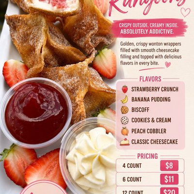 🍰 Cheesecake Rangoons