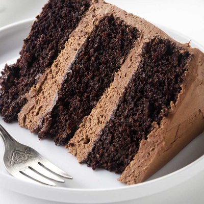 Chocolate Cake & Chocolate Buttercream 8"