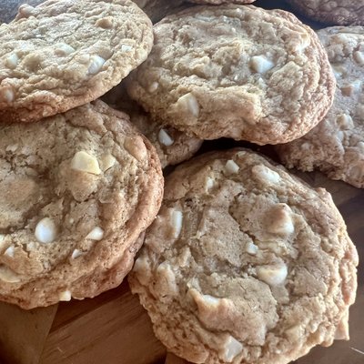 White Chocolate Macadamia Nut Cookies
