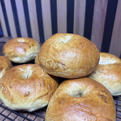 4 Sourdough Bagels, Plain 