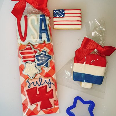 4th Of July - Mini Cookies (qty 3)