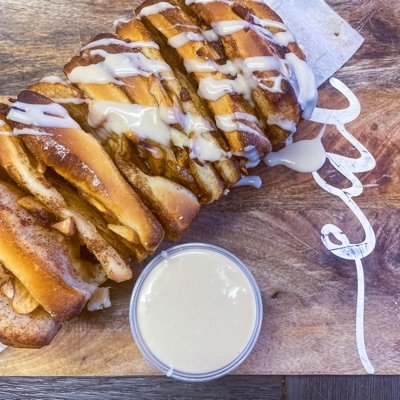 Sweet Sourdough Apple Pie Pull Apart Bread