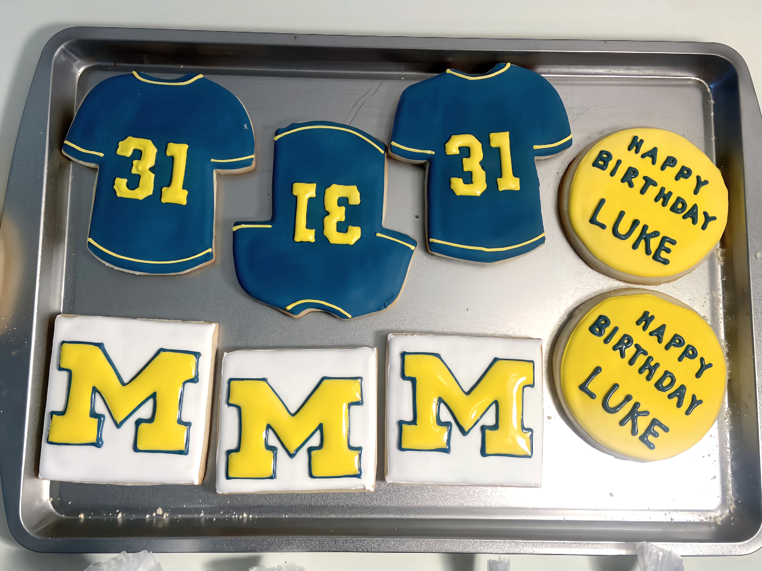Custom Sports Team Sugar Cookies