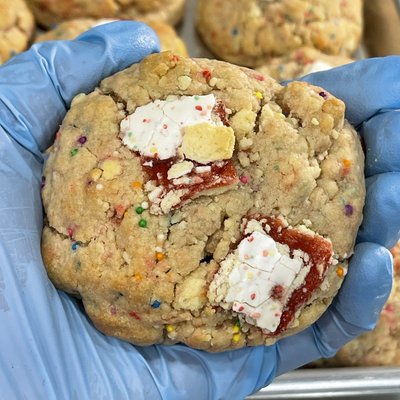 Strawberry Poptart Cookies (1/2 Dozen)