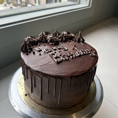 Triple Chocolate Ganache Cake