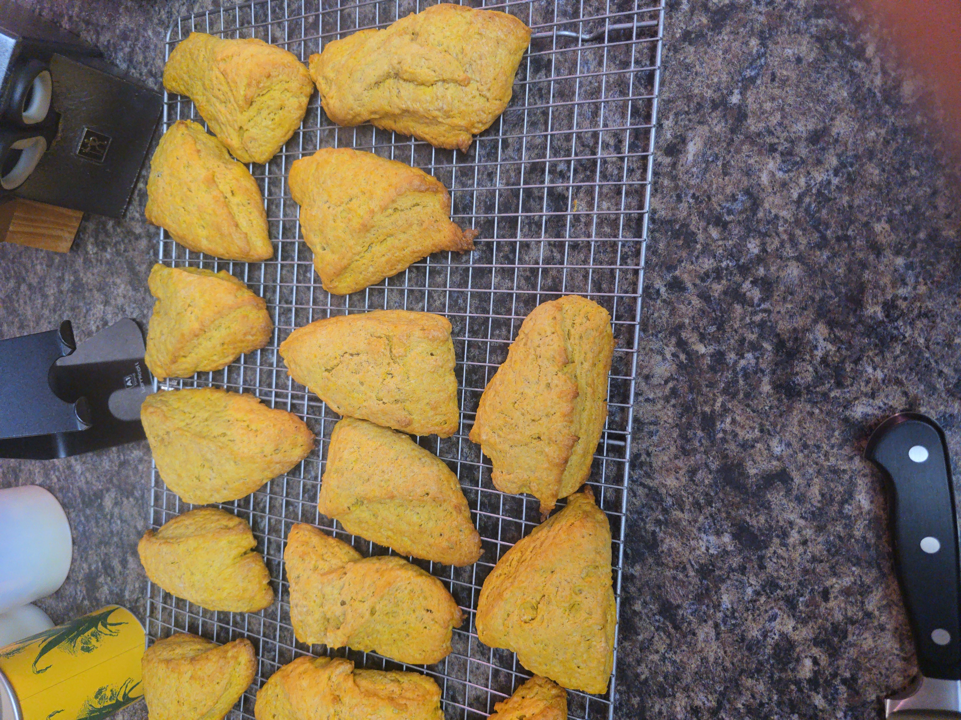 4 Pumpkin Scones