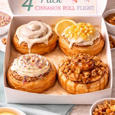 4PK Cinnamon Roll Flight