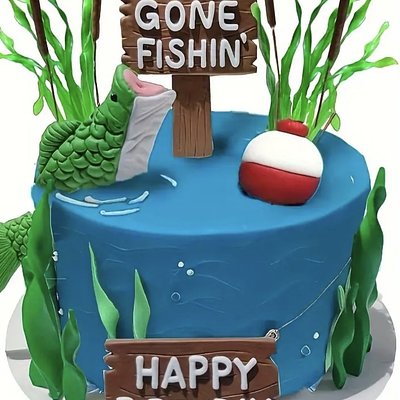 Gone Fishing Cake Set
