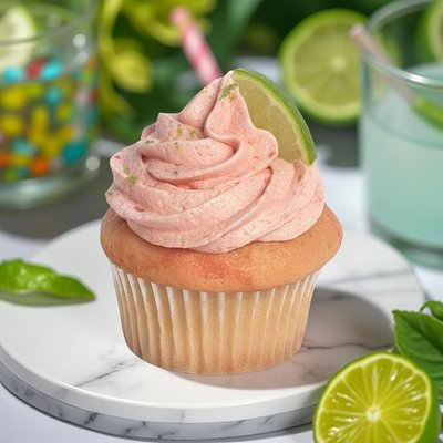 Strawberry Margarita Cupcakes 