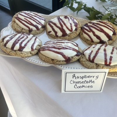 Raspberry Cheesecake Cookies