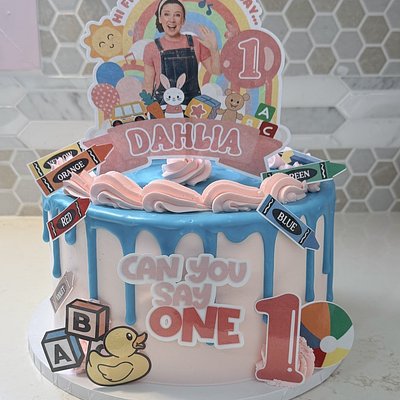 9” 30+ Servings Fondant details