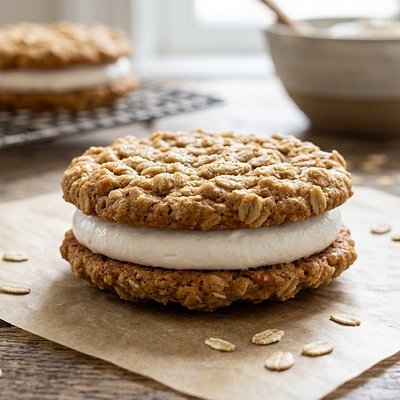 Homemade Oatmeal Crème Pies 