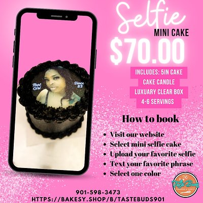 Selfie Mini Cake 