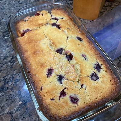 Sourdough Blueberry Lemon Loaf