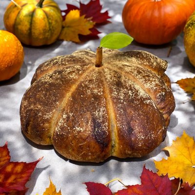 Artisan Sourdough Pumpkin Loaf