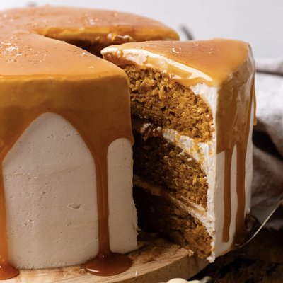 Plant Based Pumpkin Cake 16 Servings 