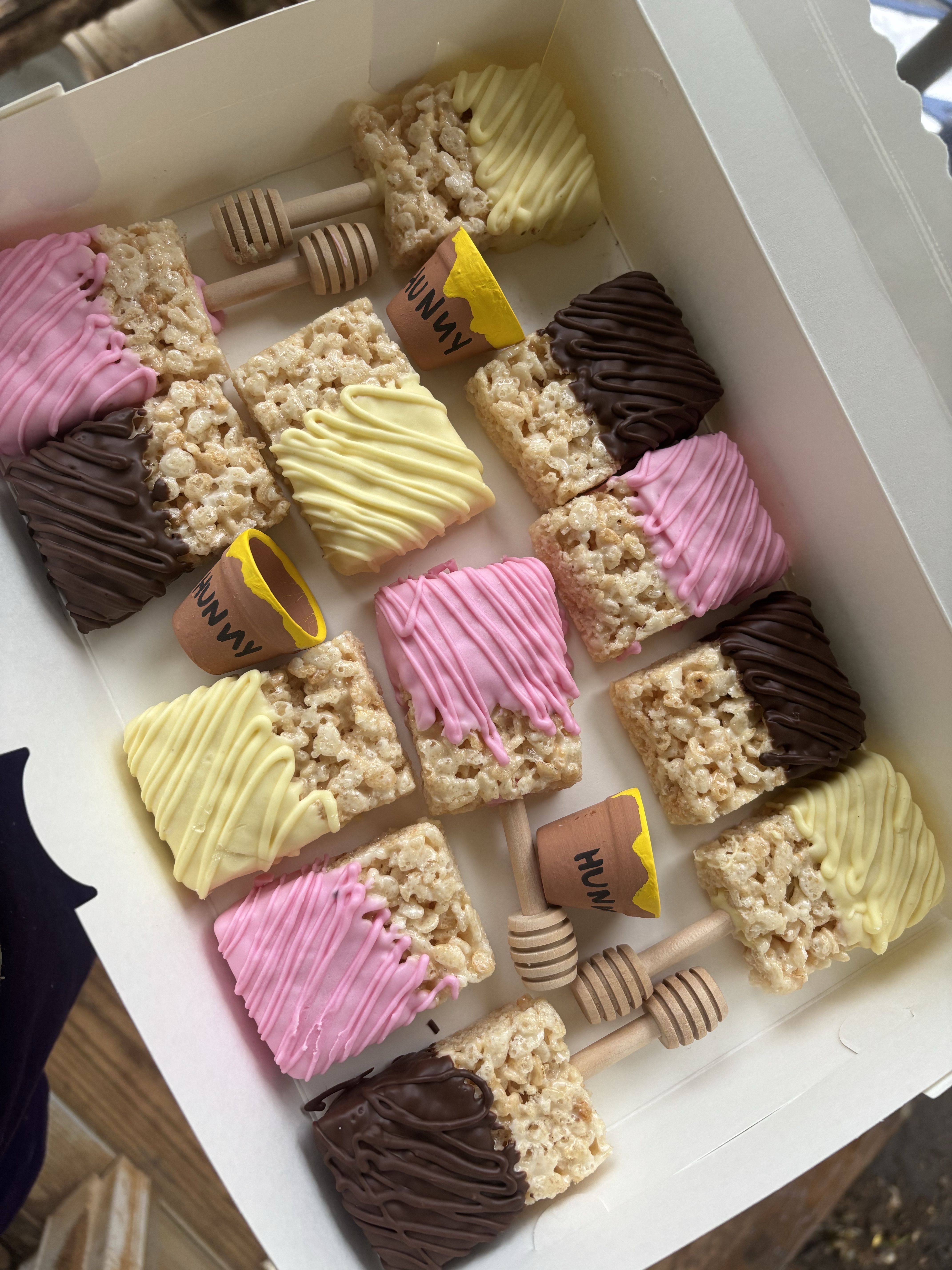 Chocolate Covered Rice Crispy Treats