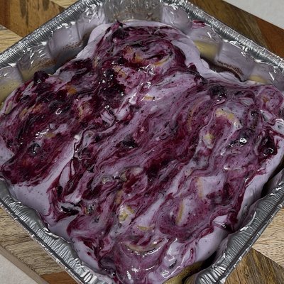 Blueberry Cream Cheese Cinnamon Rolls 4 Count