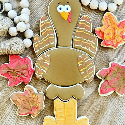Turkey Trot Cookies Decorating & Leather Stamping Bracelets Workshop- {AR WORKSHOP GAINESVILLE Saturday 11/18 11-2pm