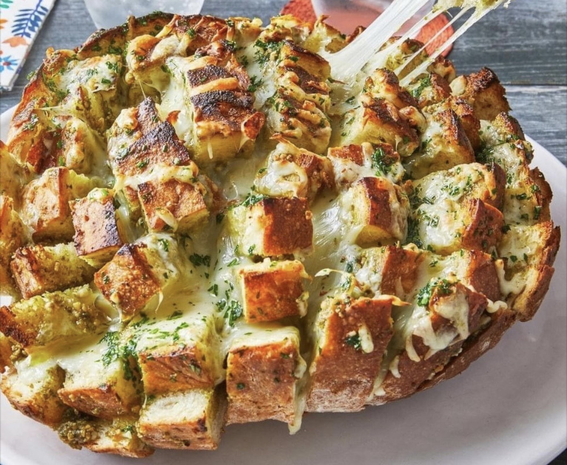 Herb Garlic Cheese Sourdough Bread Appetizer 