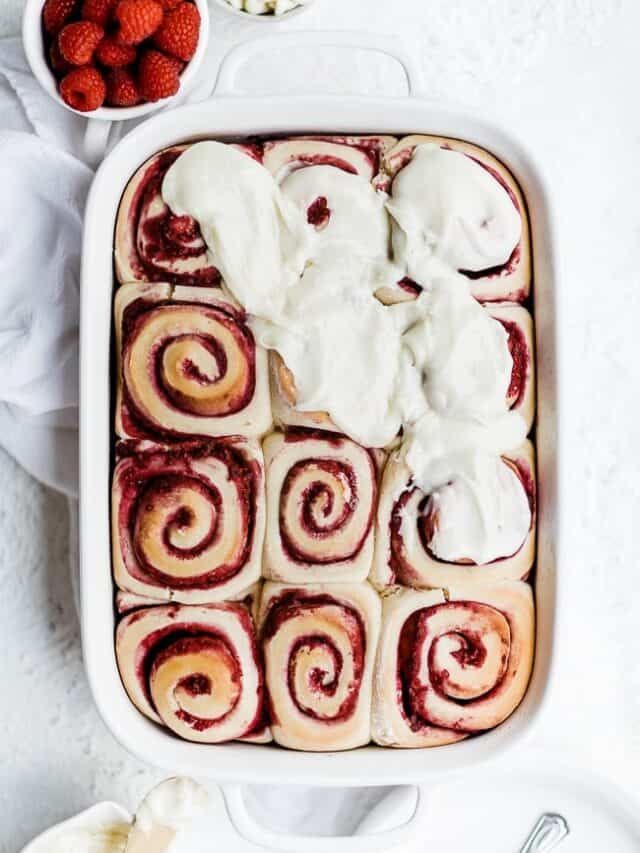 [Copy] Raspberry White Chocolate Sweet Rolls 6ct