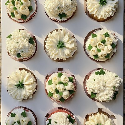 Floral Cupcakes