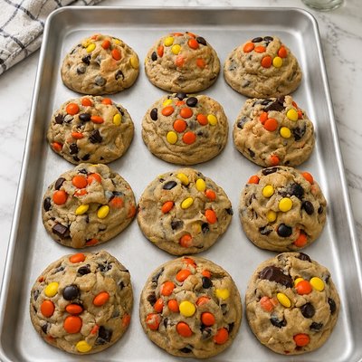 Reese’s Stuffed Peanut Butter Cup Chocolate Chip