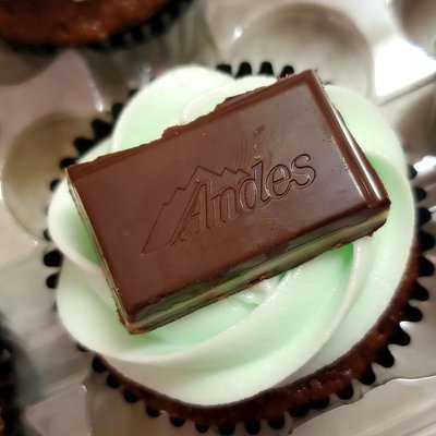 Dozen Andes Mint Cupcakes
