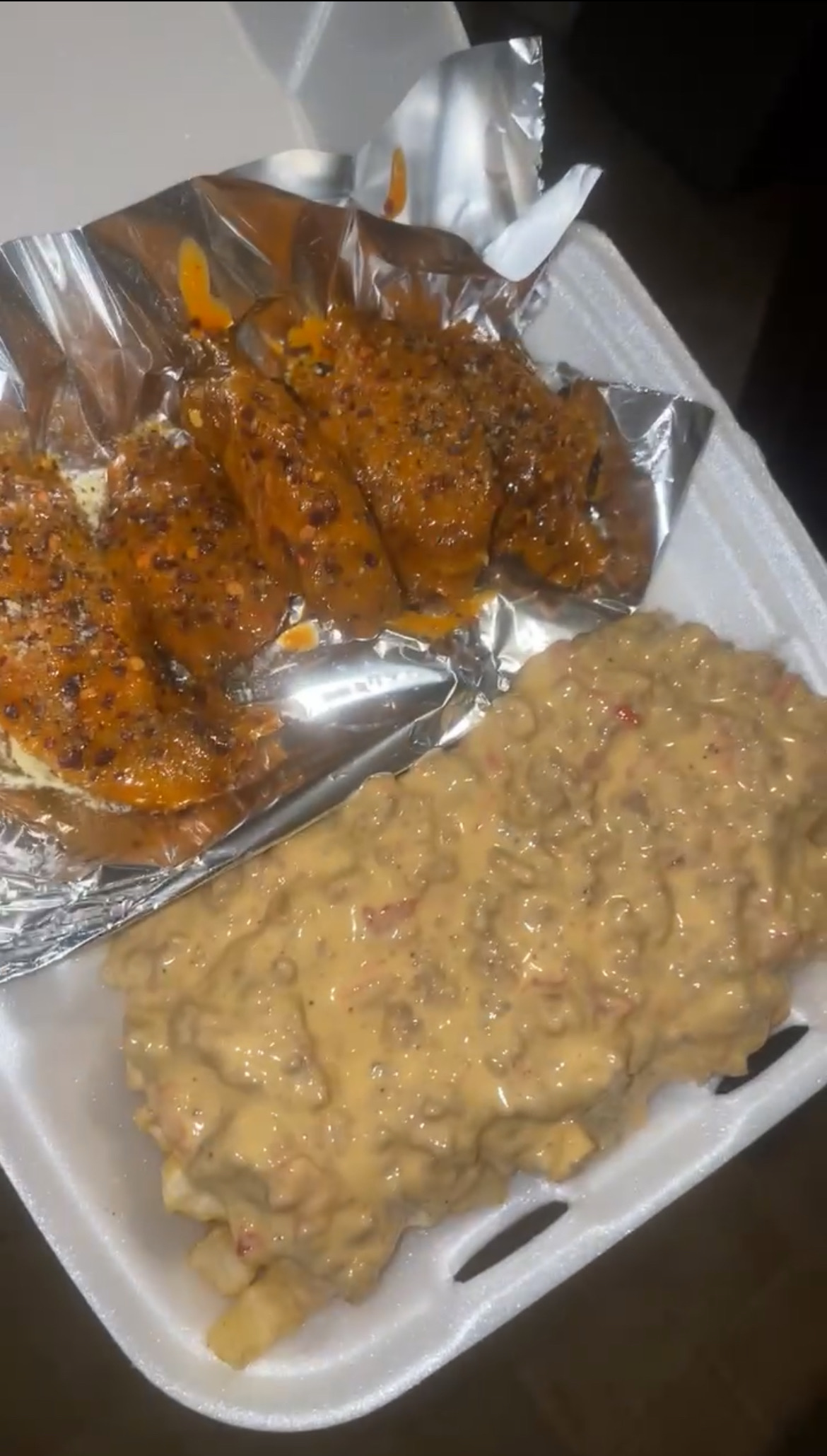 Wings & Rotel Fries 