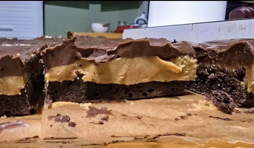 Peanut Butter Ganache Brownie