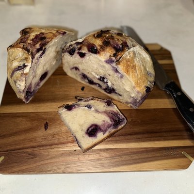 Blueberry Cream Cheese Sourdough