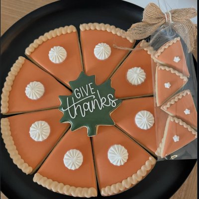 Pumpkin Pie Cookie Platter