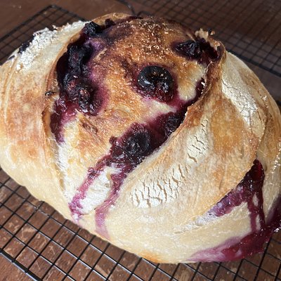 Lemon Blueberry Sourdough