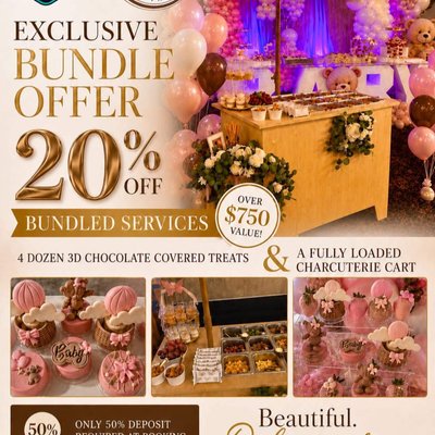 Charcuterie Cart & Chocolate Covered Treats 