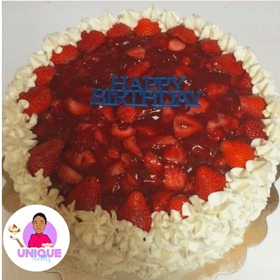 Strawberry shortcake 12” 2 Layer